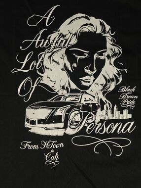 "That's A Awful Lot Of Cough Syrup" Black Tee by Desto Dubb